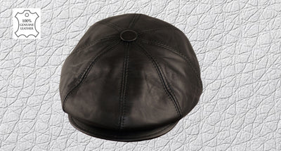 What to look for in a Hat 100% Leather Newsboy Cap