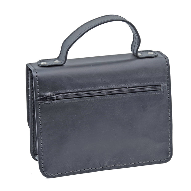 Dazoriginal Mens Business Cross Body Bag Sling Genuine Leather Messenger Bag Shoulder Bag Vintage in Black and Brown - Dazoriginal