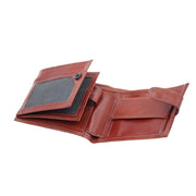 Handcrafted Bulgarian Calf Leather Wallet - Luxurious, Timeless Design & Functionality for Men in Black and Brown - Dazoriginal