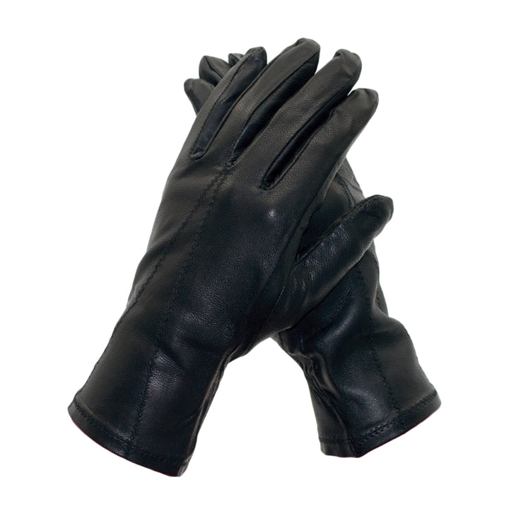 Womens Nappa Leather Gloves Black - Dazoriginal