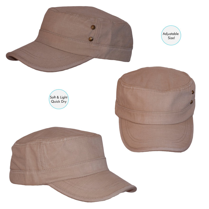 Cotton Army Cap 2 Studs - Cotton Hats & Caps | Dazoriginal