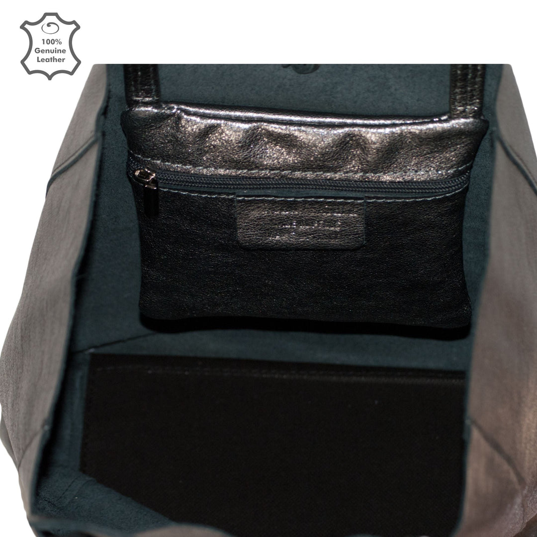 Italian Leather Hobo Handbag - Leather Handbags | Dazoriginal
