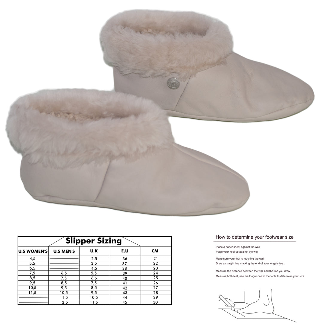 Dazoriginal Unisex Sheepskin Slippers Suede Leather Winter Merino Soft Booties - Dazoriginal